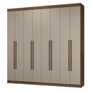 Ver imagem 3 de Guarda-Roupa Casal 8 Portas Batentes Netuno Madesa