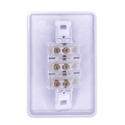 Kit 2 Interruptor 3 Teclas Paralelas 6a 250v Ilumi Cor:branco - 3