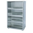 Ver imagem 1 de Estante tipo Armário Inox Desmontável Fechada com 4 Prateleiras Marcon PI-2