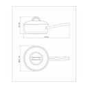 Ver imagem 5 de Panela Tramontina Solar em Aço Inox Fundo Triplo com Tampa e Cabo 20 cm 2,9 L
