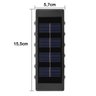 Arandela Solar 2 Uni Luminaria Spot Parede Escada Quintal Jardim Terraço Iluminaçao Casa Rua Degrau  - 9