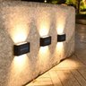 Arandela Solar 2 Uni Luminaria Spot Parede Escada Quintal Jardim Terraço Iluminaçao Casa Rua Degrau  - 10