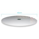 Ver imagem 3 de Centro de Mesa Vidro Decorativo Clean Branco Fosco 45cm
