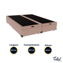 Ver imagem 4 de Cama Box Baú King Suede Bege