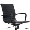 Cadeira de Escritório Moob Berlim Diretor Esteirinha Giratória com Função Relax Dark - 2