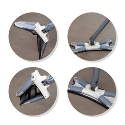 Mopi Limpeza Rodo torce fácil Esfregão X com Brinde 3 gancho - 4