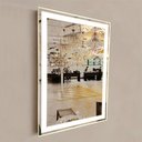 Ver imagem 1 de Espelho com Led Dimerizável 46x66cm 32w 4000k Bivolt Ip67 | 3200lm | Estrutura em Metal e Vidro