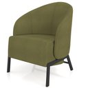 Ver imagem 6 de Poltrona Decorativa para Sala Living Pés Industrial Sierra K01 Bouclê Verde - Lyam Decor