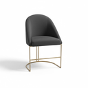 Ver imagem 1 de Cadeira Poltrona Estofada Decorativa Lua Premium:cinza Grafite