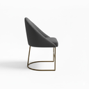 Ver imagem 3 de Cadeira Poltrona Estofada Decorativa Lua Premium:cinza Grafite
