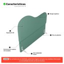 Ver imagem 3 de Cabeceira Orgânica Cama Box King Size Sea 195cm com Frame Bouclé Verde Menta - Desk Design