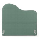 Ver imagem 5 de Cabeceira Orgânica Cama Box King Size Sea 195cm com Frame Bouclé Verde Menta - Desk Design