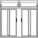 Ver imagem 3 de Vitro 4 Folhas 1,20 X 1,50 C/band. Alumínio Brilhante