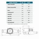 Ver imagem 4 de Hidrômetro Multijato 1'' Q3 6,3m³/h | Range 80 Equipado - Sob Encomenda