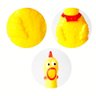 Frango sonoro brinquedo cachorro borracha original 123útil - 3