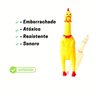 Frango sonoro brinquedo cachorro borracha original 123útil - 4