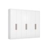 Guarda Roupa 6 Portas e 3 Gavetas Sumatra Branco - Demóbile - 1