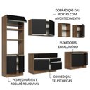 Ver imagem 2 de Armário de Cozinha 310cm Rustic/preto 02 Rustic/preto