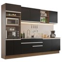 Ver imagem 4 de Armário de Cozinha 310cm Rustic/preto 02 Rustic/preto