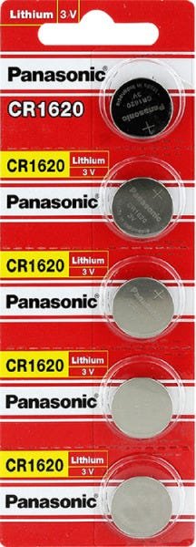 Bateria CR1620 Panasonic - Lithium 3v (Cartela 5 Unidades) - 1