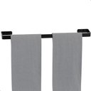 Ver imagem 3 de Suporte Pendurador Porta Toalha de Banho Banheiro Preto Zmt
