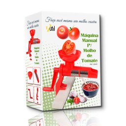 Maquina Manual Para Molho De Tomate Caseiro Espremedor Fácil - 6