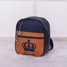 Mochila Maternidade Bebe Coroa Cor Laranja - 1