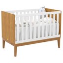 Ver imagem 4 de Berço Americano Unique Freijó Branco Soft Eco Wood com Colchão Ortobom - Matic