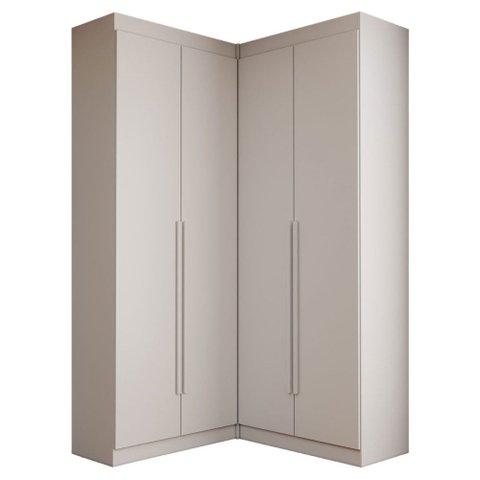 Guarda-Roupa Casal Modulado Viena 4 Portas 4 Gavetas Branco - Panorama Móveis