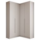 Ver imagem 1 de Guarda-Roupa Casal Modulado Viena 4 Portas 4 Gavetas Branco - Panorama Móveis