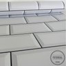 Queima de Estoque - Papel de Parede Azulejo para Cozinha Metrô Várias Cores - Branco - 4