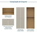 Ver imagem 3 de Rack para TV até 75 Polegadas Suspenso Modular 4 Módulos 8 Portas Frame CabeCasa MadeiraOriginals