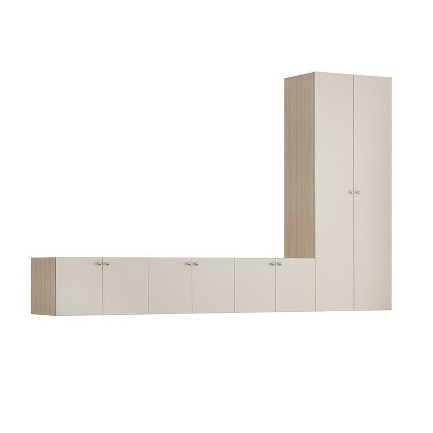 Estante Home 4 Módulos 8 Portas 1 Kit Prateleira Frame Cabecasa MadeiraMadeira  - 11