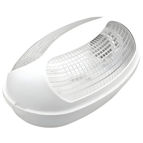 Luminária Tartaruga Madrid 25w E27 Branca Flp - Ltm01