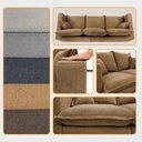 Ver imagem 7 de Sofá 3 Lugares Modular Boma 2,40m Boucle Caramelo Sofá Inbox