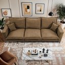 Ver mais imagens de Sofá 3 Lugares Modular Boma 2,40m Boucle Caramelo Sofá Inbox