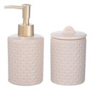 Ver imagem 1 de Conjunto Lavabo Banheiro 2 Peças Saboneteira Líquida / 220