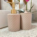 Ver imagem 4 de Conjunto Lavabo Banheiro 2 Peças Saboneteira Líquida / 220