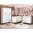 Ver imagem 3 de Guarda-roupa Ayla 4 Portas + 4 Gavetas - Branco