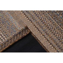 Tapete para Sala Sisal Buzios Arraial 49 Marrom-Azul 2,50X3,00M - J Serrano - 3