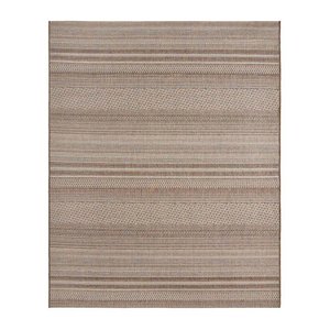 Tapete para Sala Sisal Buzios Arraial 49 Marrom-Azul 2,50X3,00M - J Serrano