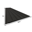 Ver imagem 3 de Kit 20 Placas Painel Ripado Pvc 3d 20x300cm Decorativo