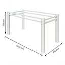 Ver imagem 4 de Base Retangular para Mesa Jantar Branco1.20mt
