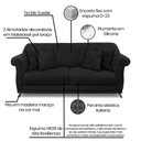 Ver mais imagens de Sofá Amsterdam 3 Lugares 2,20 Suede - Lucadi Home