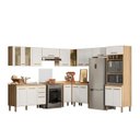 Ver imagem 1 de Cozinha Modulada 9 Peças 17018 Freijo Off White Cristal Nicioli
