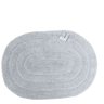Tapete de Banheiro Oval Oazi 40x60cm Hipertextil:cinza Escuro - 1