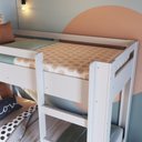 Ver imagem 5 de Beliche Infantil Slim Bi020 Linha Infanto Completa Móveis - Branco