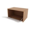 Ver imagem 4 de Gabinete Banheiro Suspenso 60cm com 1 Porta Multimóveis CR10123 Amêndoa/Branco