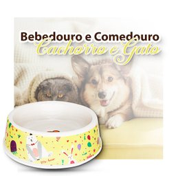 lancheira pet comedouro bebedouro elevado porta ração cachorro cães gato vasilha pote Animais Sortid - 2