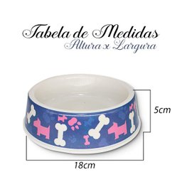 Comedouro Bebedouro Tigela Comida Água Cachorro Gato Pet Porta Ração Scoob - 5